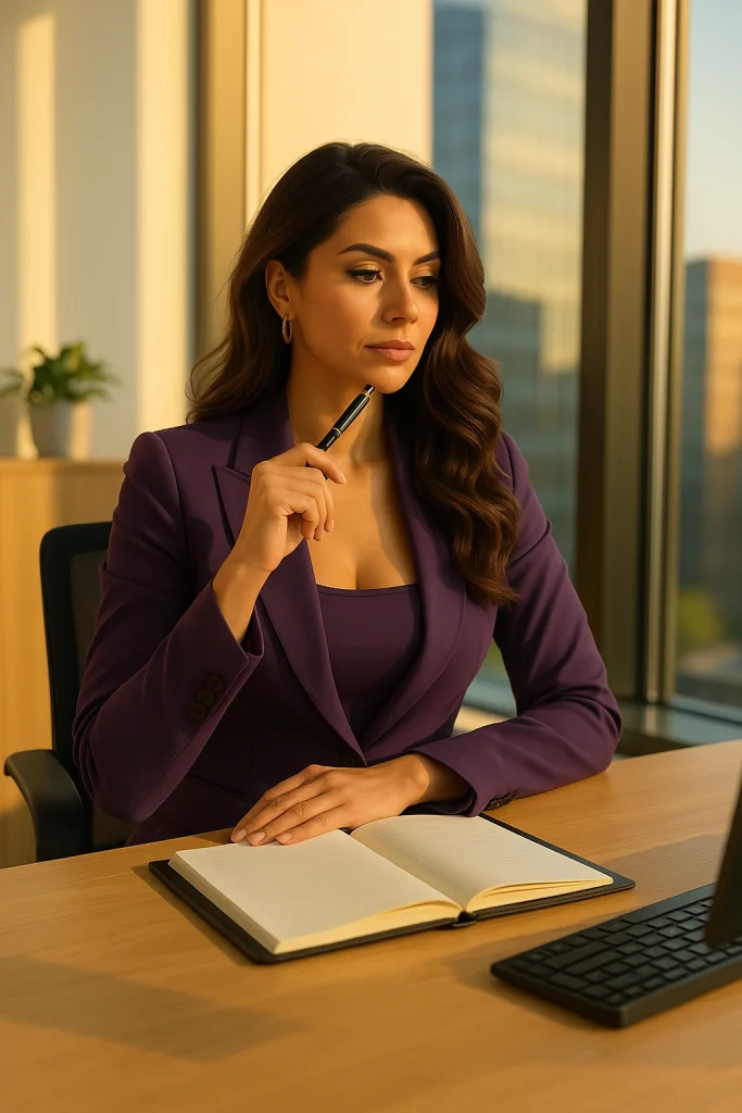 chica ia blazer morado 1